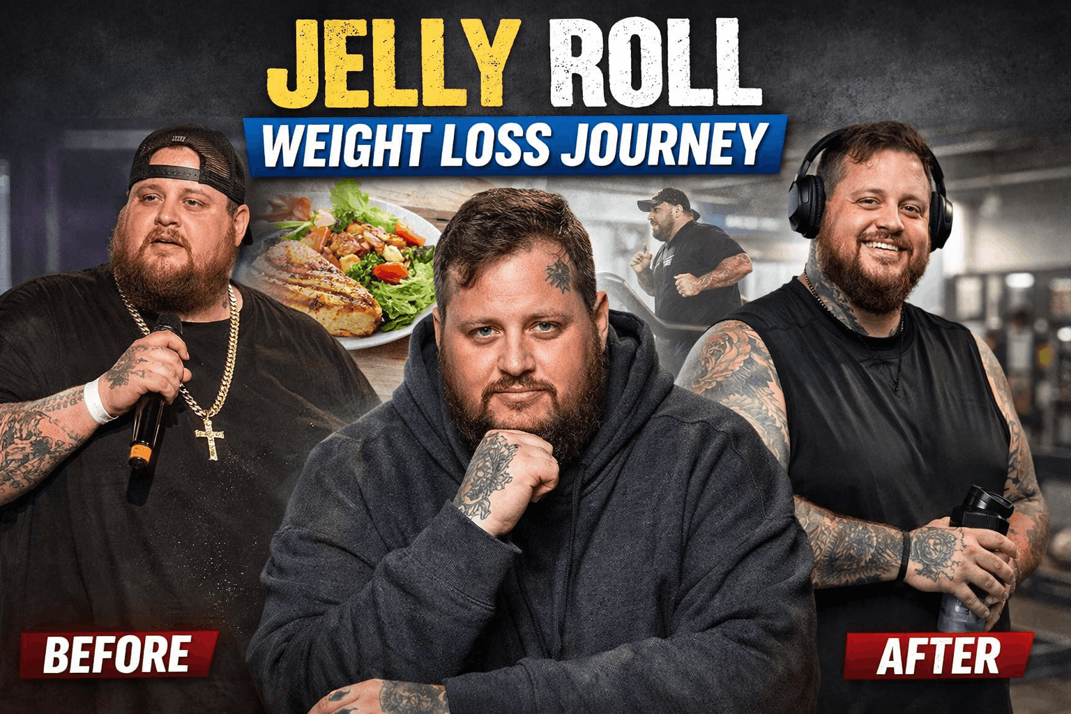 Jelly Roll Weight Loss Journey: How Lose His Weight So Fast?