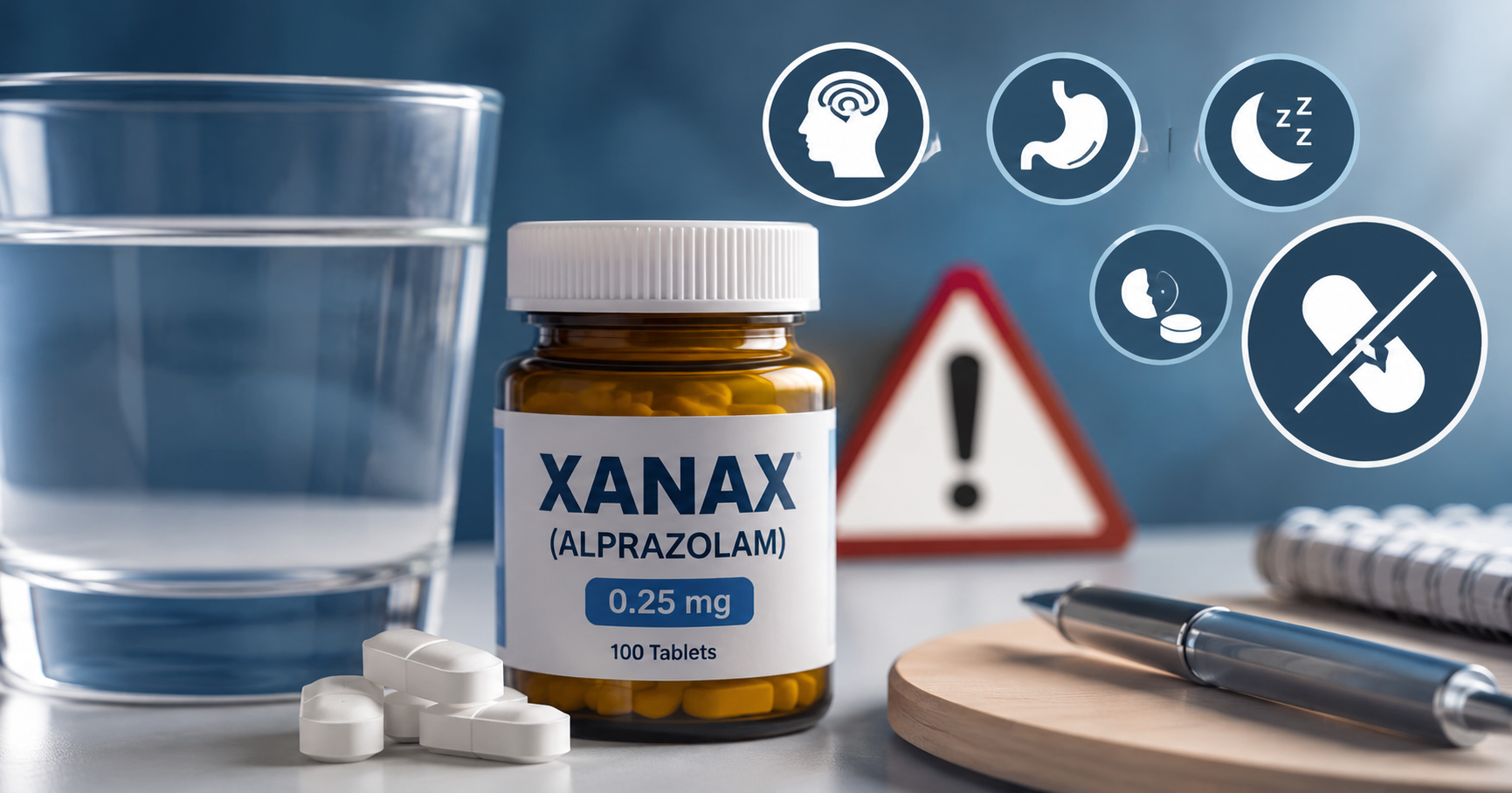 Bijwerkingen en wisselwerkingen van Xanax: wat je vóór gebruik moet weten