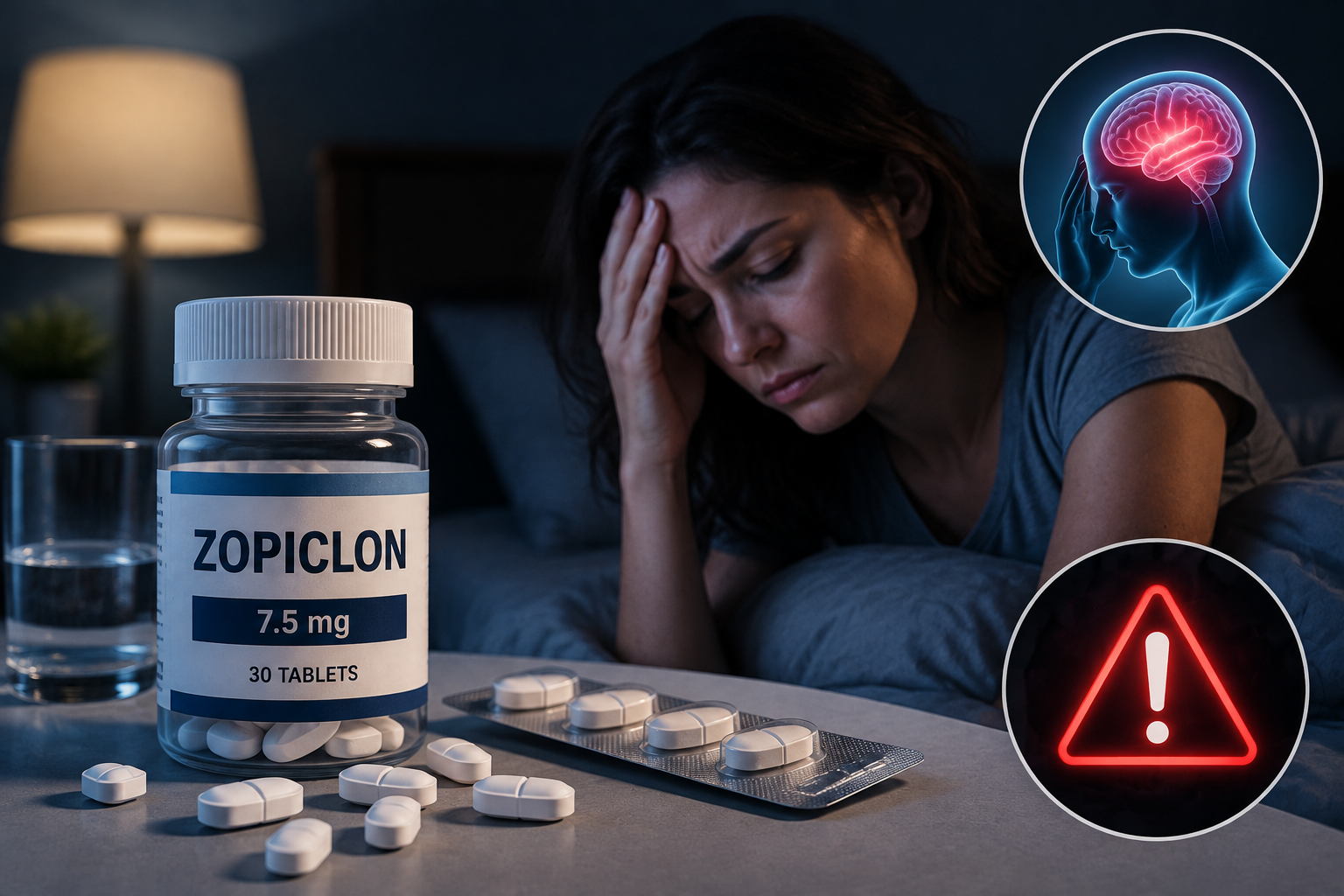 Zopiclon bijwerkingen: wat merk je en wanneer wordt het gevaarlijk?